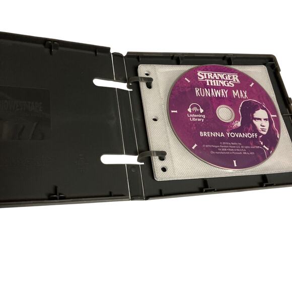 Stranger Things: Runaway Max by Brenna Yovanoff, Audiobook CD, Ex-Library - Picture 4 of 4